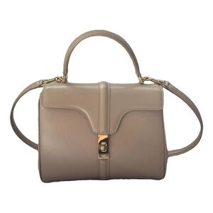 Celine 16 Sac bag. Top handle or cross body. Beige gold hardware. Never worn.
